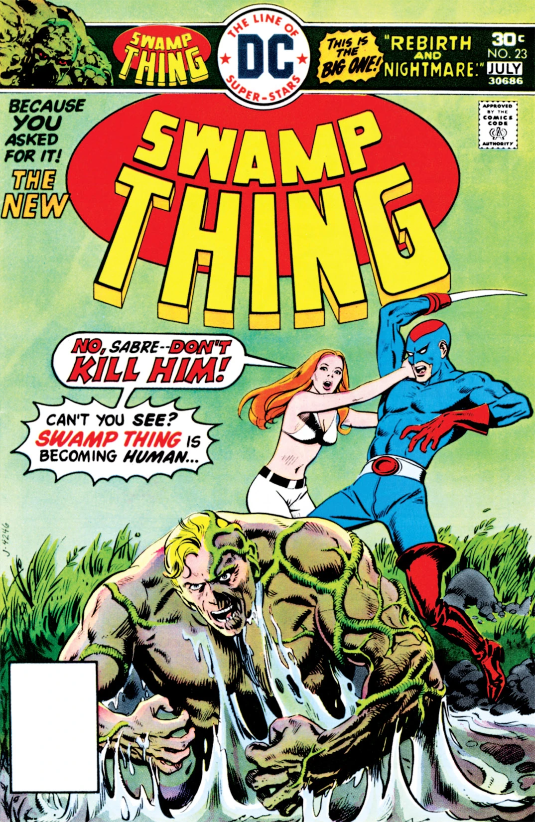 Swamp Thing #23 (DC, 1976 — Cover A) cover